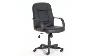 True Wellness Black Bonded Leather Managers Executive Chair